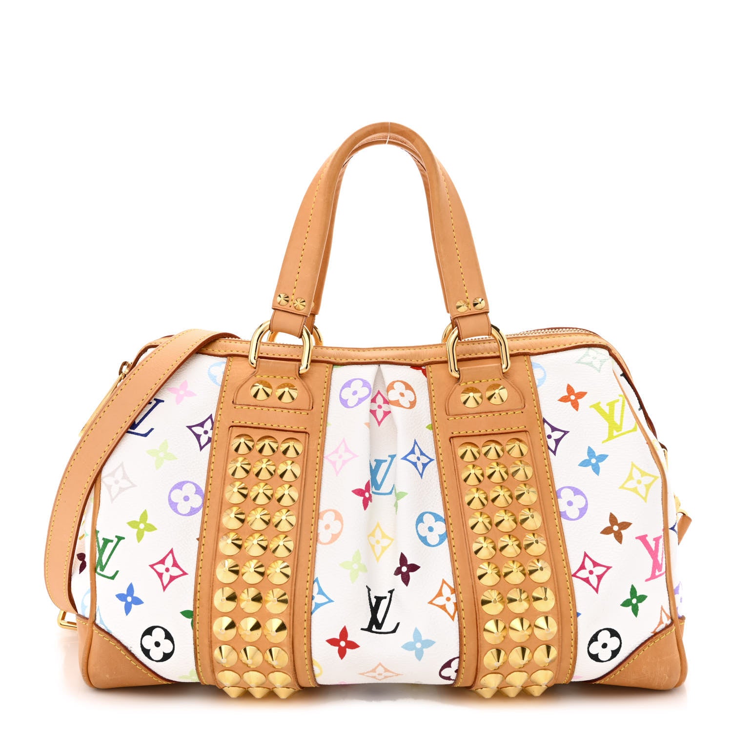 Louis Vuitton Monogram Multicolor Courtney MM White 1 of 12