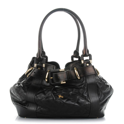 Burberry Calfskin Quilted Beaton Dark Brown 1 of 8