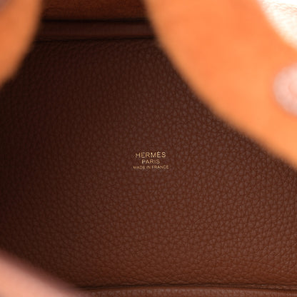Hermes Taurillon Clemence Picotin Lock 18 PM Gold 5 of 11