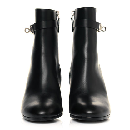 Hermes Calfskin Saint Germain Ankle Boots 37.5 Black 2 of 12