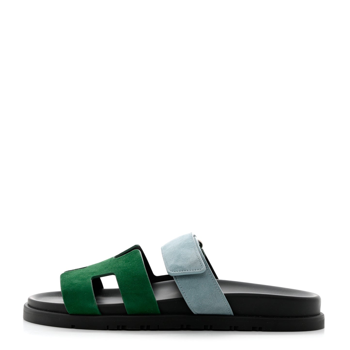 Suede Goatskin Womens Chypre Sandals 39 Vert Cactus Vert d'eau