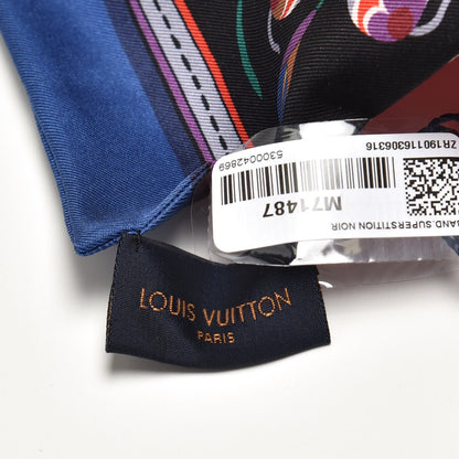 Louis Vuitton Silk Monogram Superstition Bandeau Black 4 of 4
