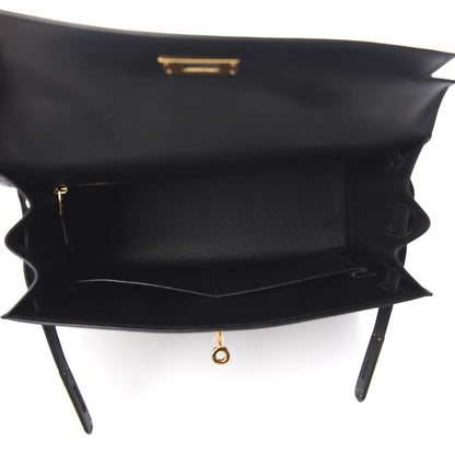 Hermes Sombrero Kelly Sellier 28 Black 6 of 36