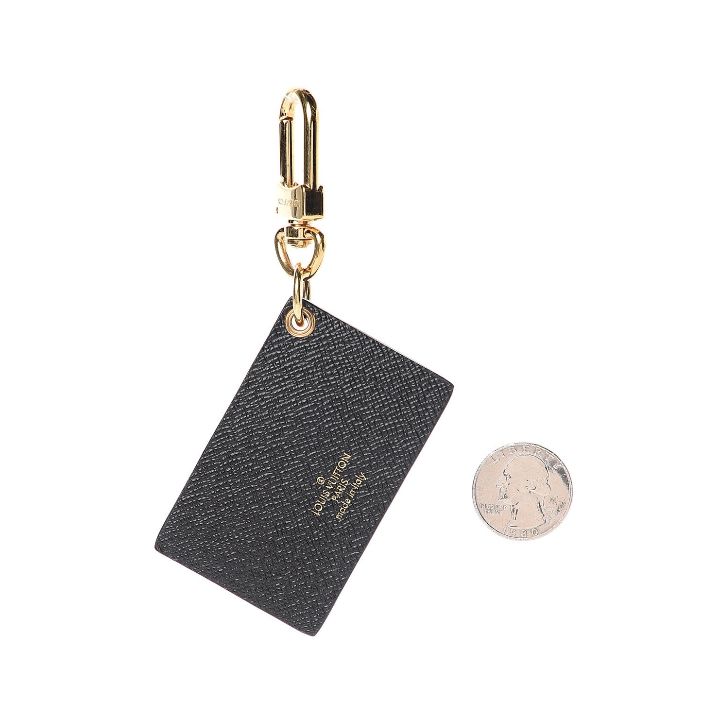 Petite Malle Bag Charm Key Holder Brown