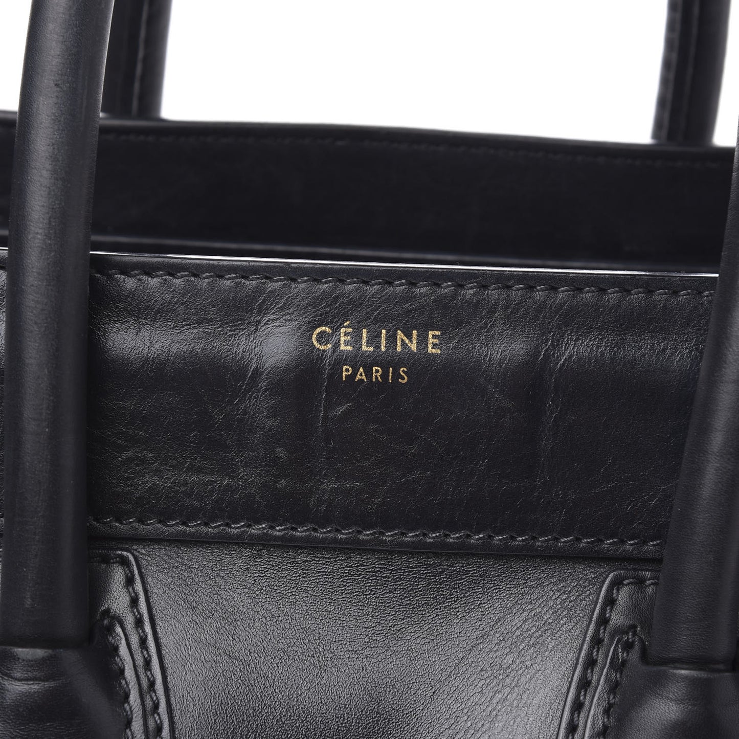 Smooth Calfskin Mini Luggage Black