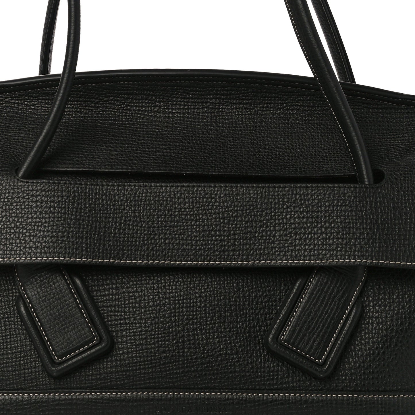 Grainy Calfskin Small Arco Black