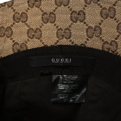Gucci Monogram Web Bucket Hat XL Brown 6 of 7