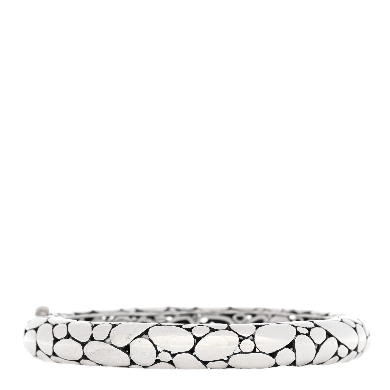 John Hardy Sterling Silver Kali Hinged Bangle Bracelet 1 of 5