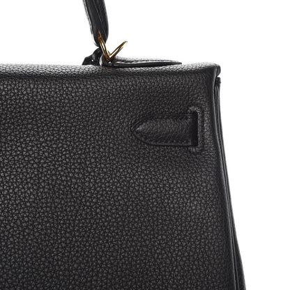 Hermes Togo Kelly Retourne 32 Black 32 of 37