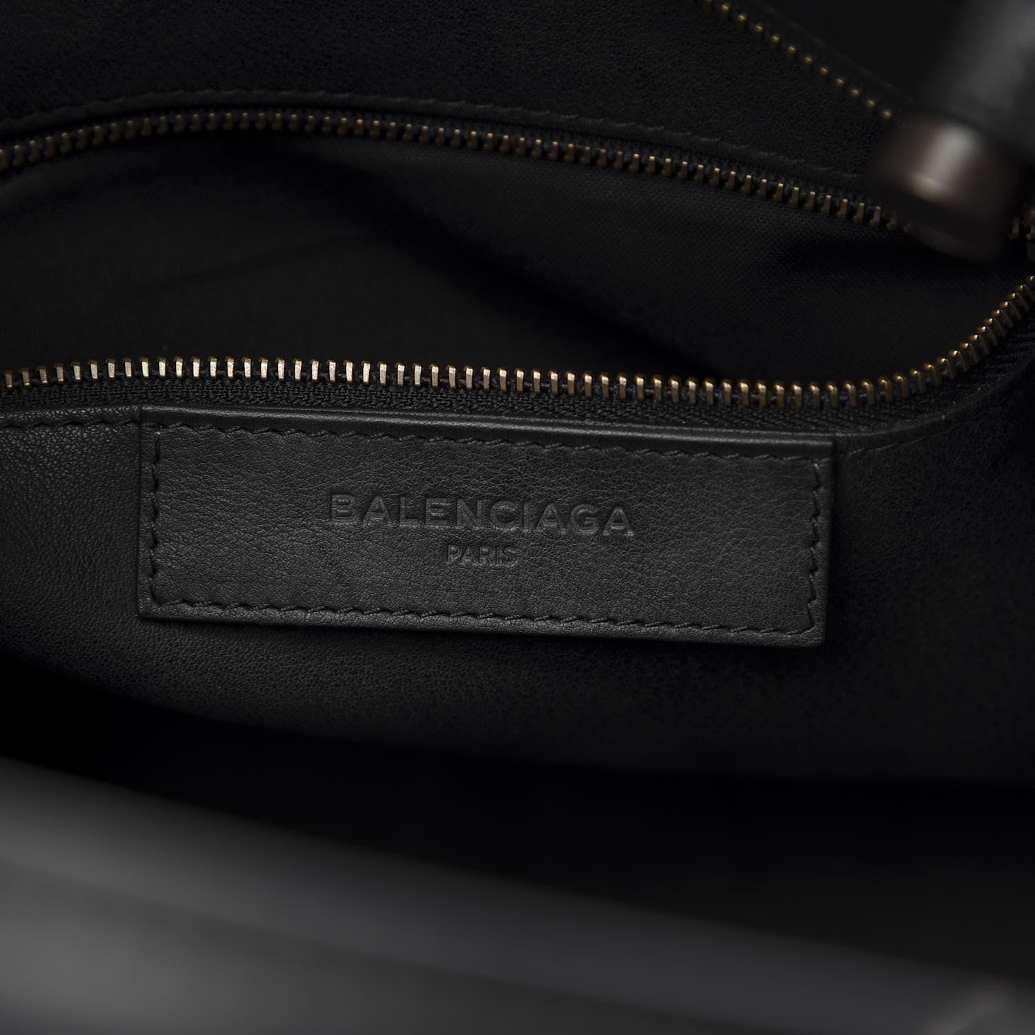 Balenciaga Veau Soyeux Perforated Blackout Hardware City Black 7 of 12
