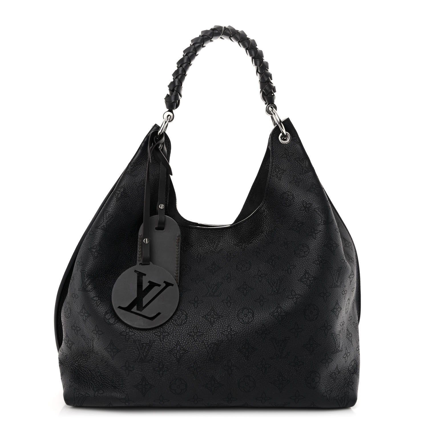 Louis Vuitton Mahina Carmel Hobo Black 1 of 9