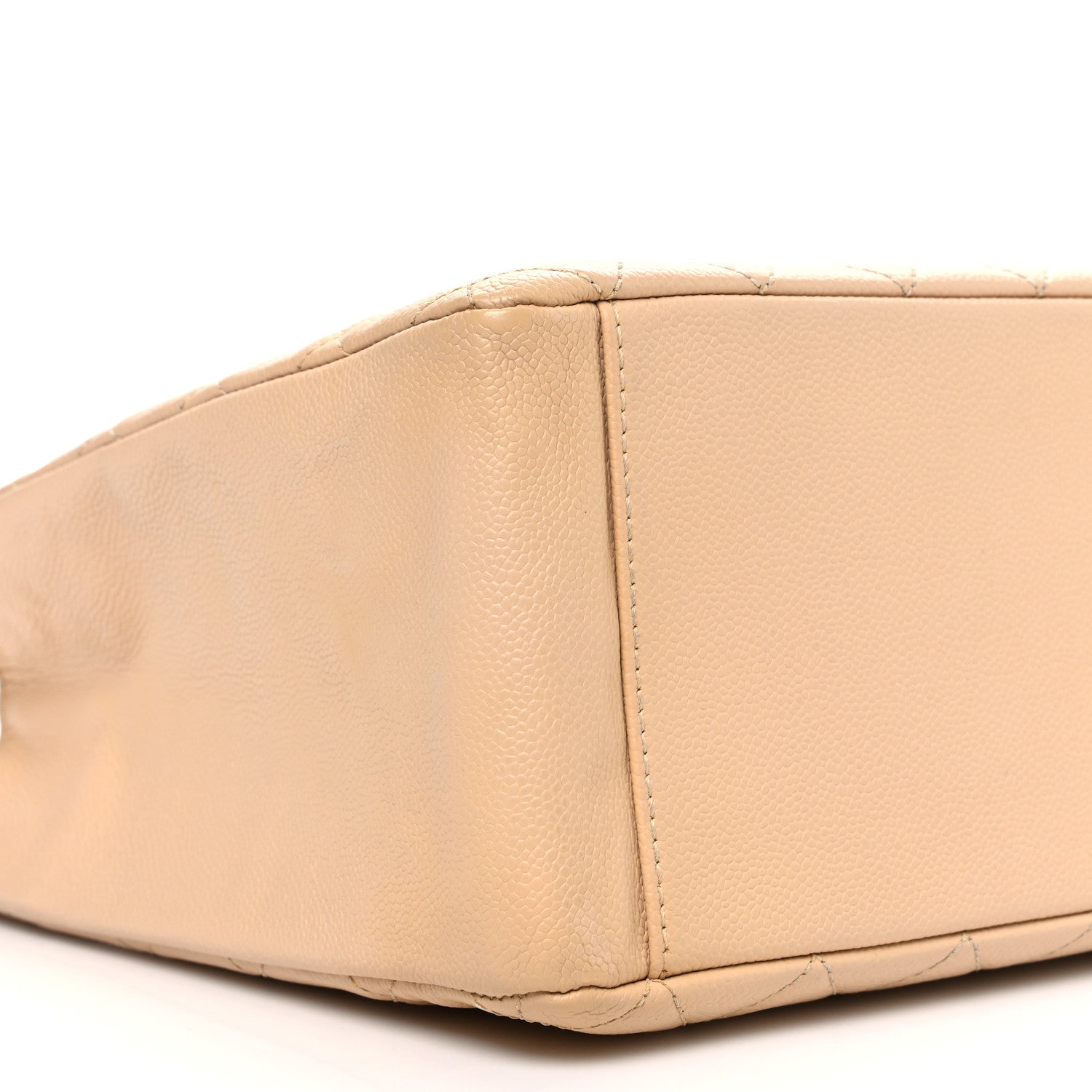 Chanel Caviar Quilted Grand Shopping Tote GST Beige 9 of 10