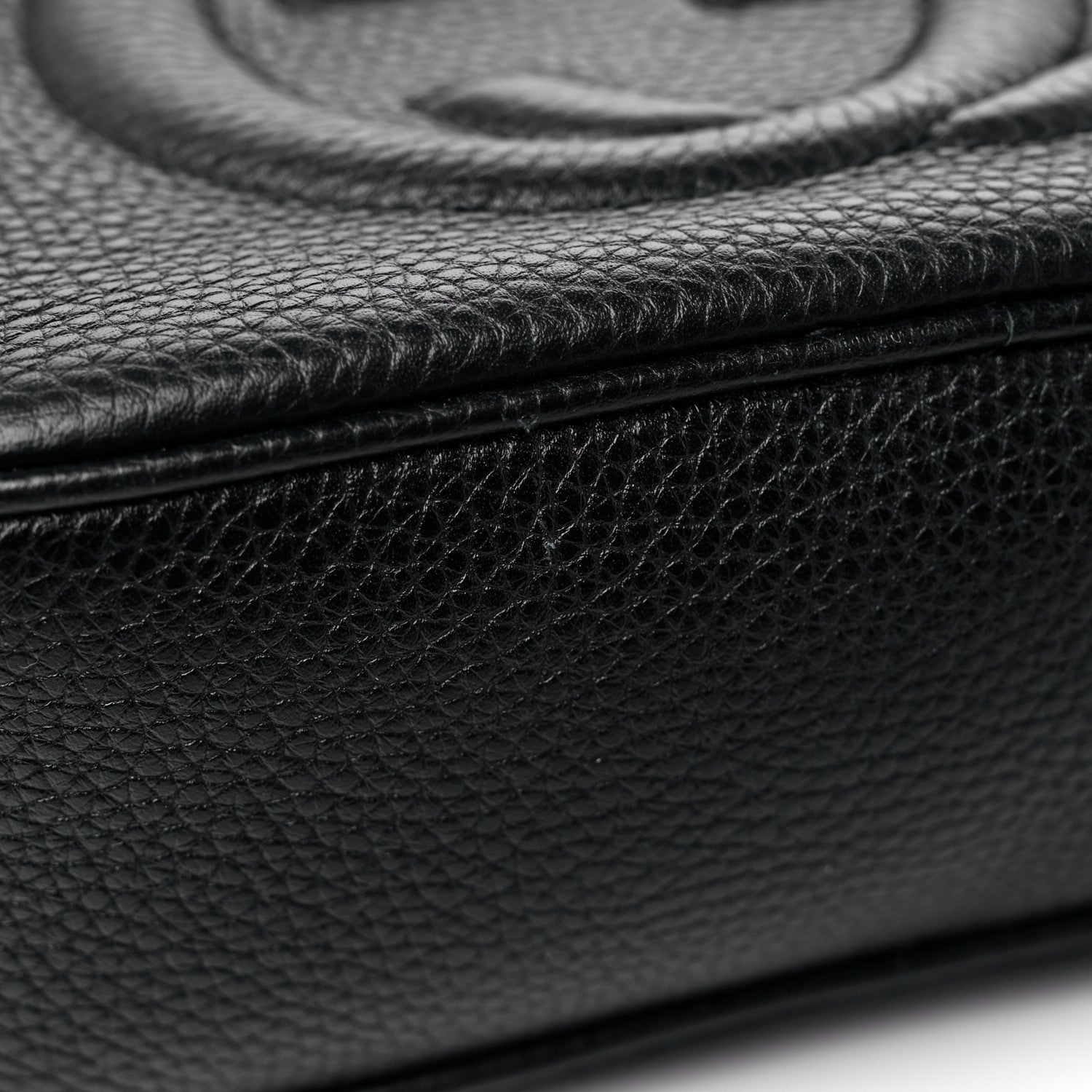 Gucci Pebbled Calfskin Small Soho Disco Bag Black 12 of 13