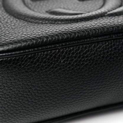 Gucci Pebbled Calfskin Small Soho Disco Bag Black 12 of 13