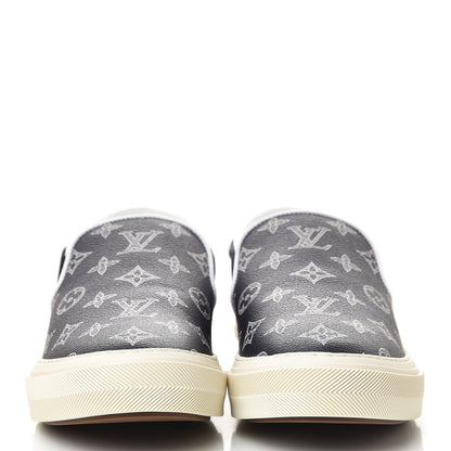 Louis Vuitton Savane Monogram Trocadero Slip On Sneakers 6 Encre 2 of 11