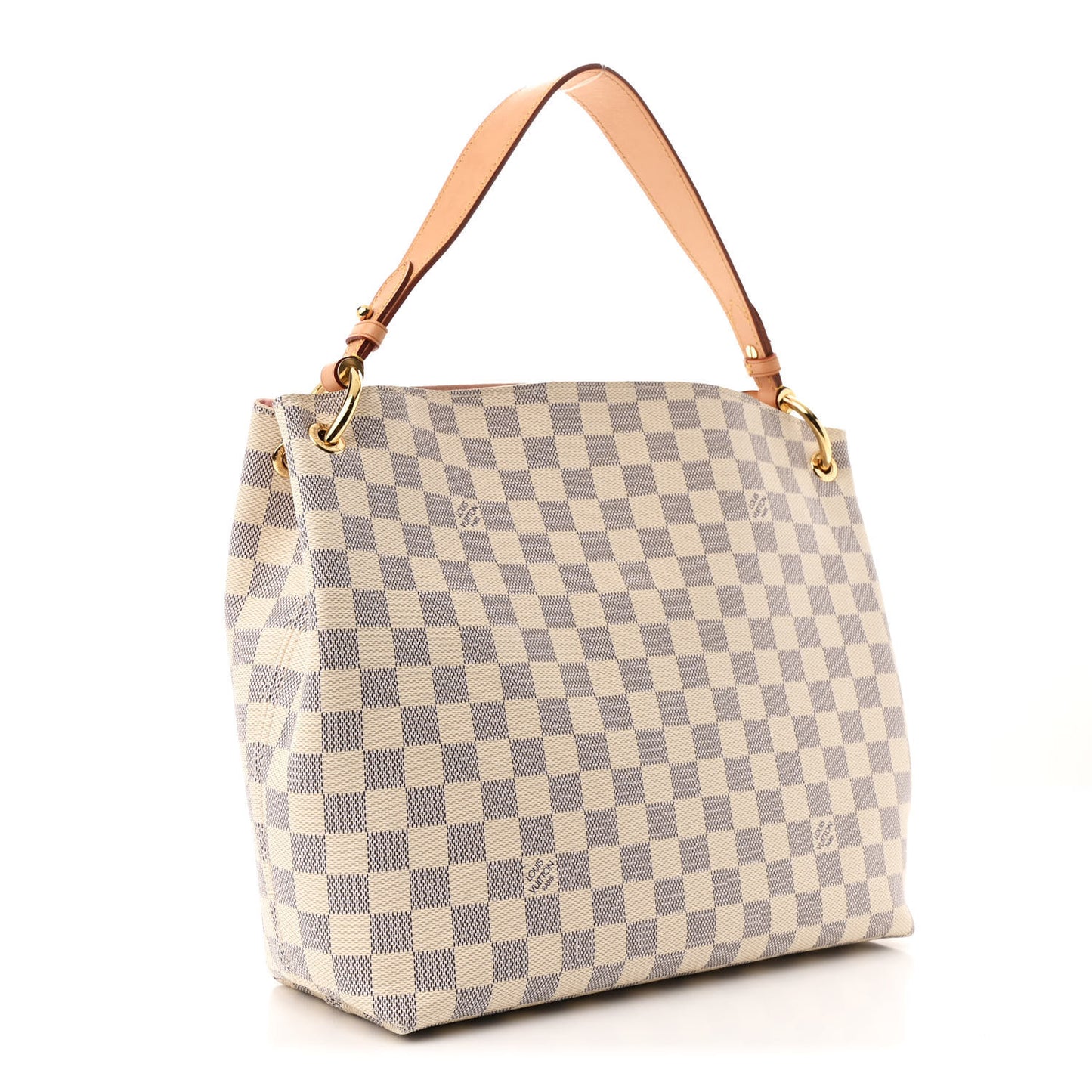 Damier Azur Graceful PM Rose Ballerine