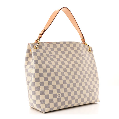 Louis Vuitton Damier Azur Graceful PM Rose Ballerine 3 of 9