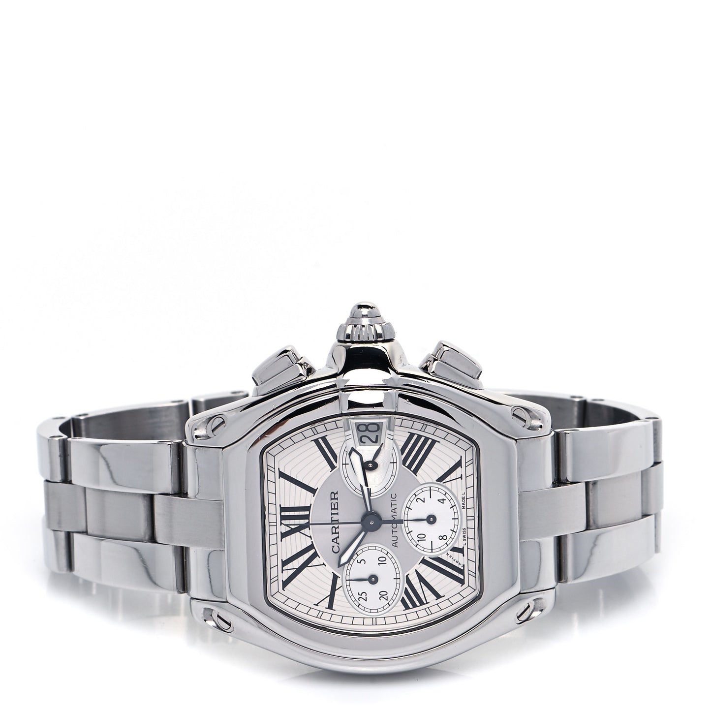 Stainless Steel 42mm Roadster Chronograph Automatic Watch