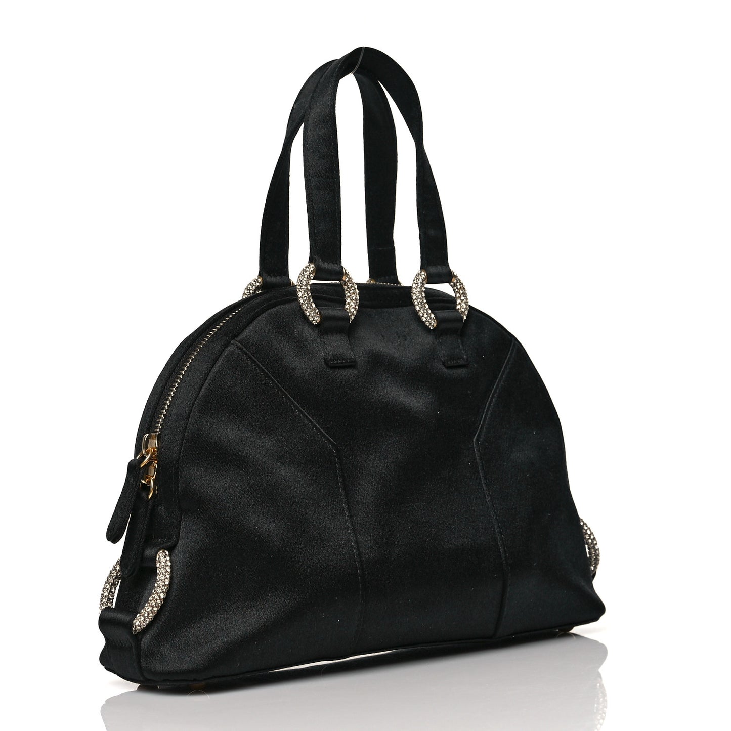 Satin Crystal Mini Muse Black