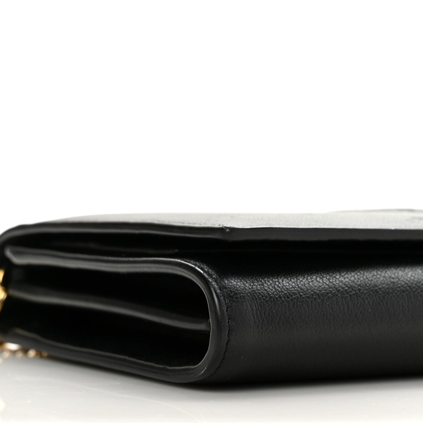 Calfskin Monogram Belle de Jour Chain Clutch Black