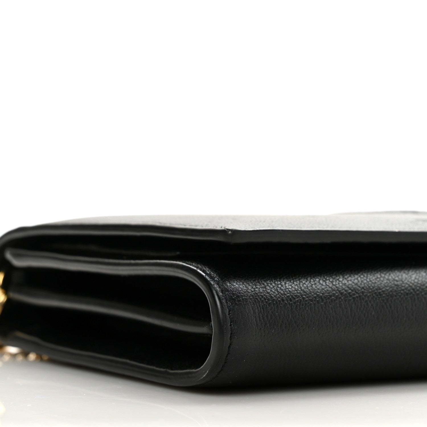 Saint Laurent Calfskin Monogram Belle de Jour Chain Clutch Black 8 of 10