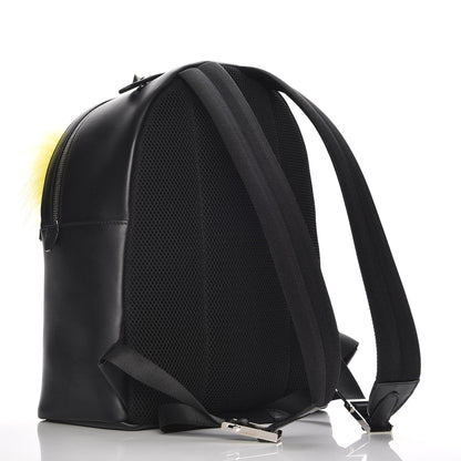 Fendi Vitello Dolce Fox Elaphe Ayers Hypnoteyes Large Backpack Black Giallo Multicolor 3 of 7