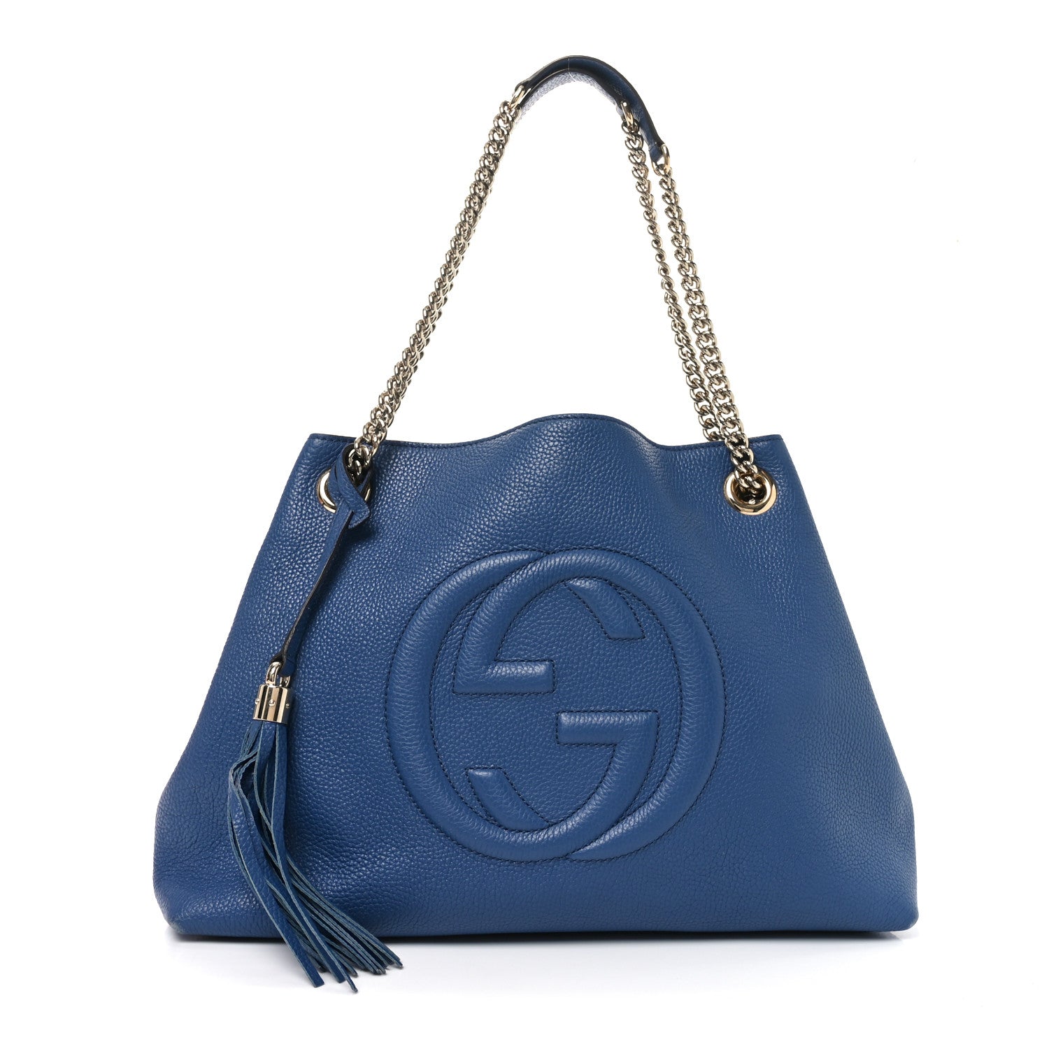 Gucci Cellarius Calfskin Medium Soho Chain Shoulder Bag Caspian 1 of 10