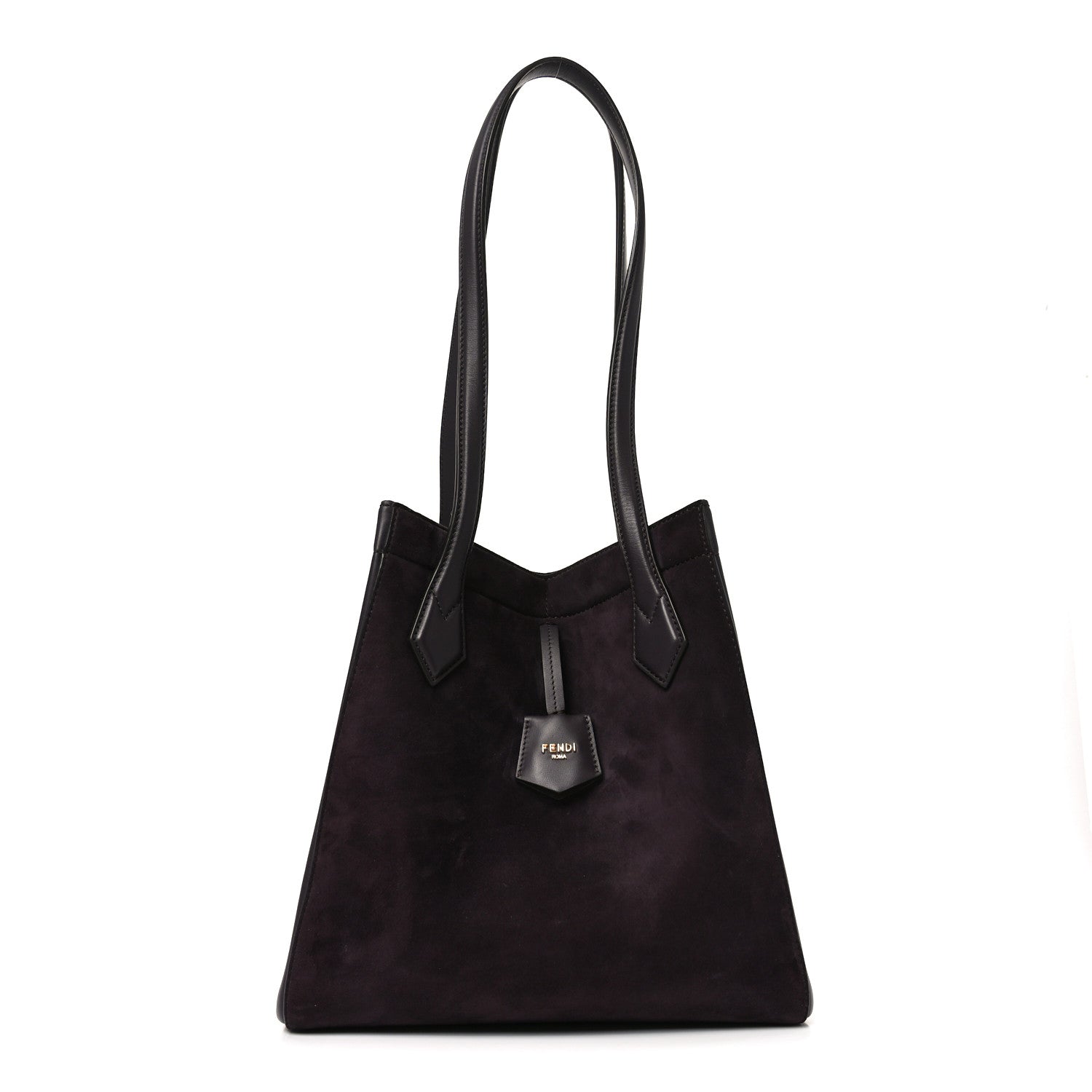 Fendi Vitello Grace Camoscio Medium Fendi Origami Plum 1 of 8