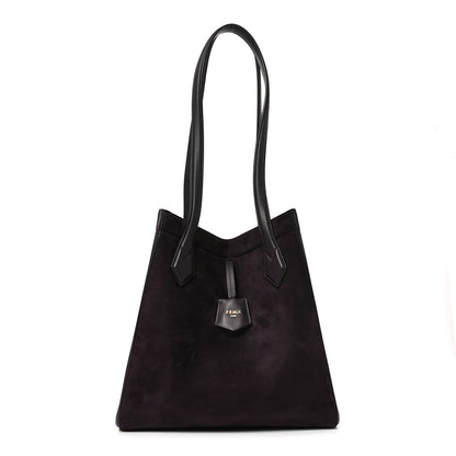 Fendi Vitello Grace Camoscio Medium Fendi Origami Plum 1 of 8