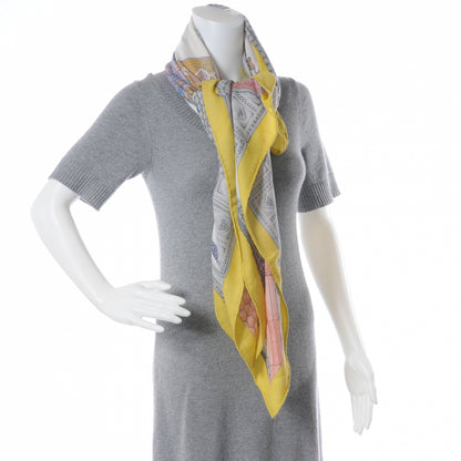 Hermes Cashmere Silk Ceintures et Liens Shawl 140 2 of 9