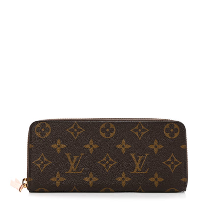 Louis Vuitton Monogram Clemence Wallet Rose Ballerine 1 of 8