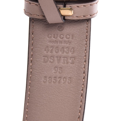 Gucci Calfskin Matelasse GG Marmont Belt Bag 95 38 Porcelain Rose 8 of 9