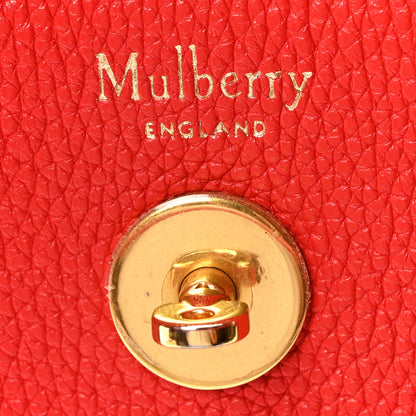 Mulberry Classic Grain Small Bayswater Satchel Scarlet Red 6 of 9