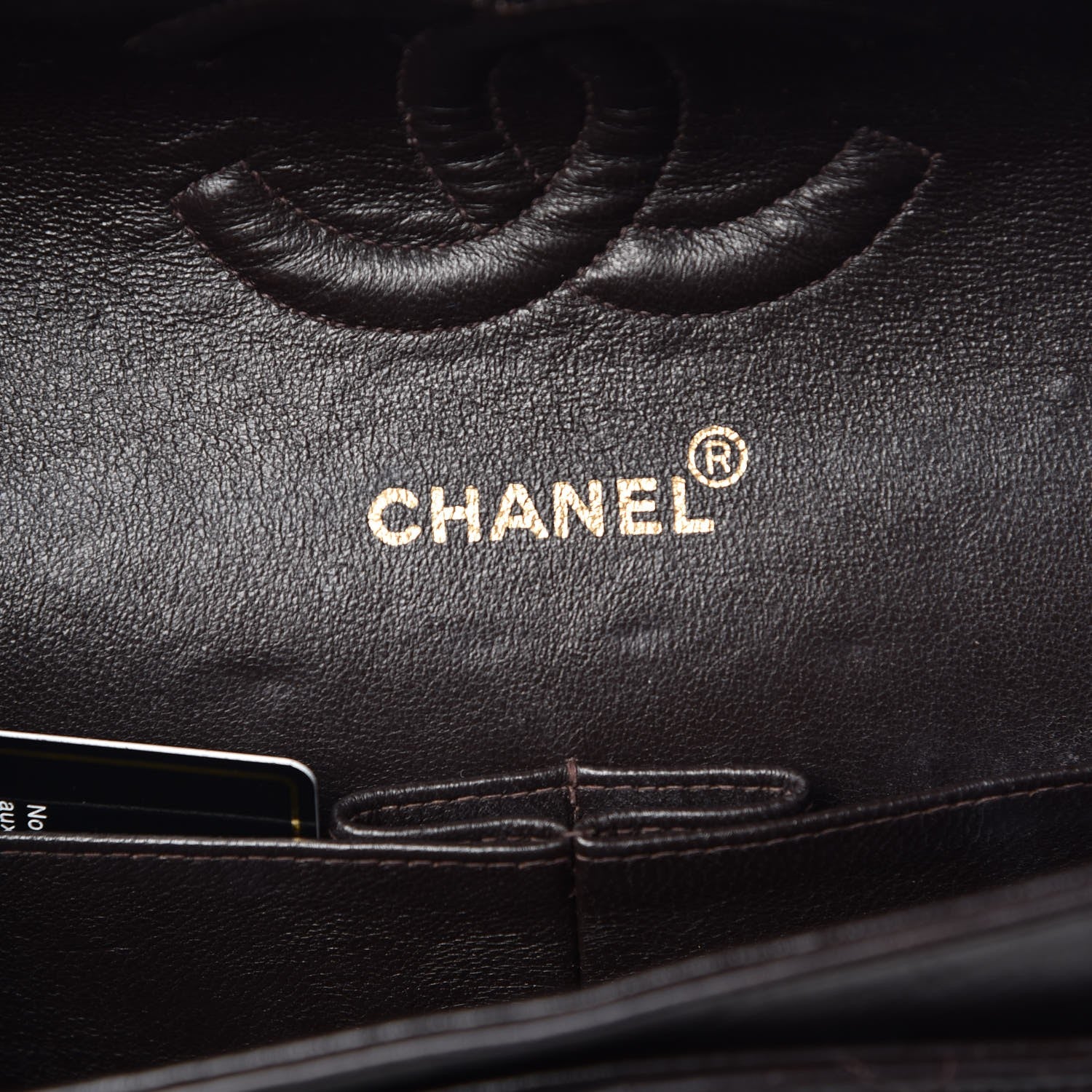 Chanel Lambskin Quilted Medium Double Flap Brown 7 of 18