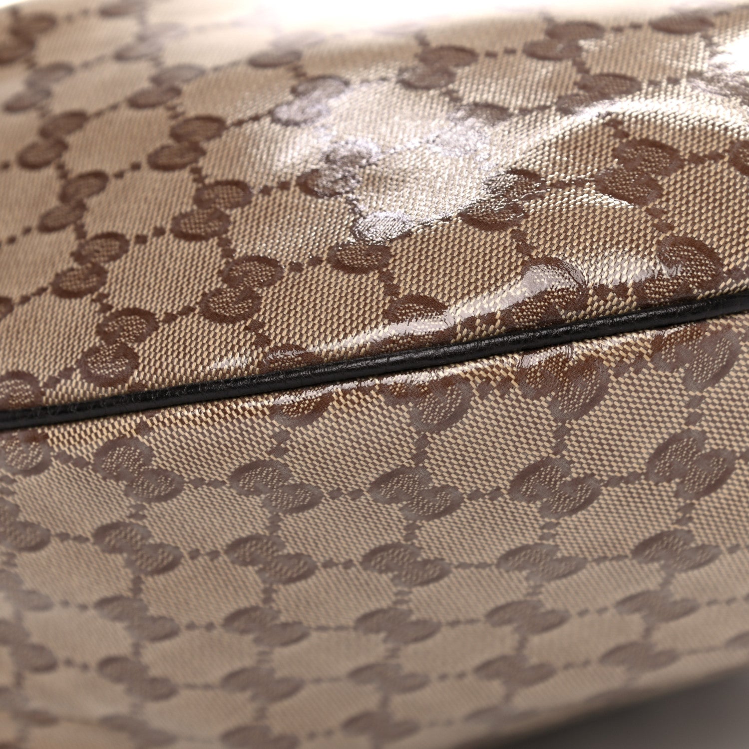 Gucci Crystal Monogram Hobo Brown 9 of 10
