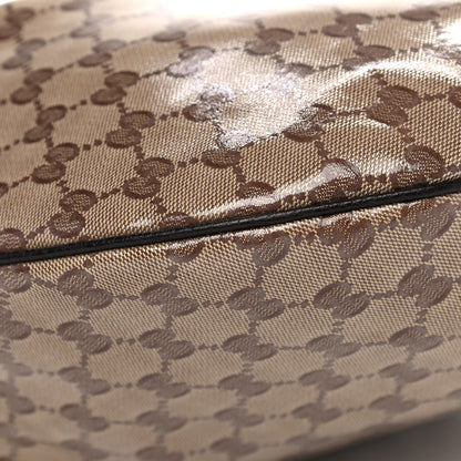 Gucci Crystal Monogram Hobo Brown 9 of 10