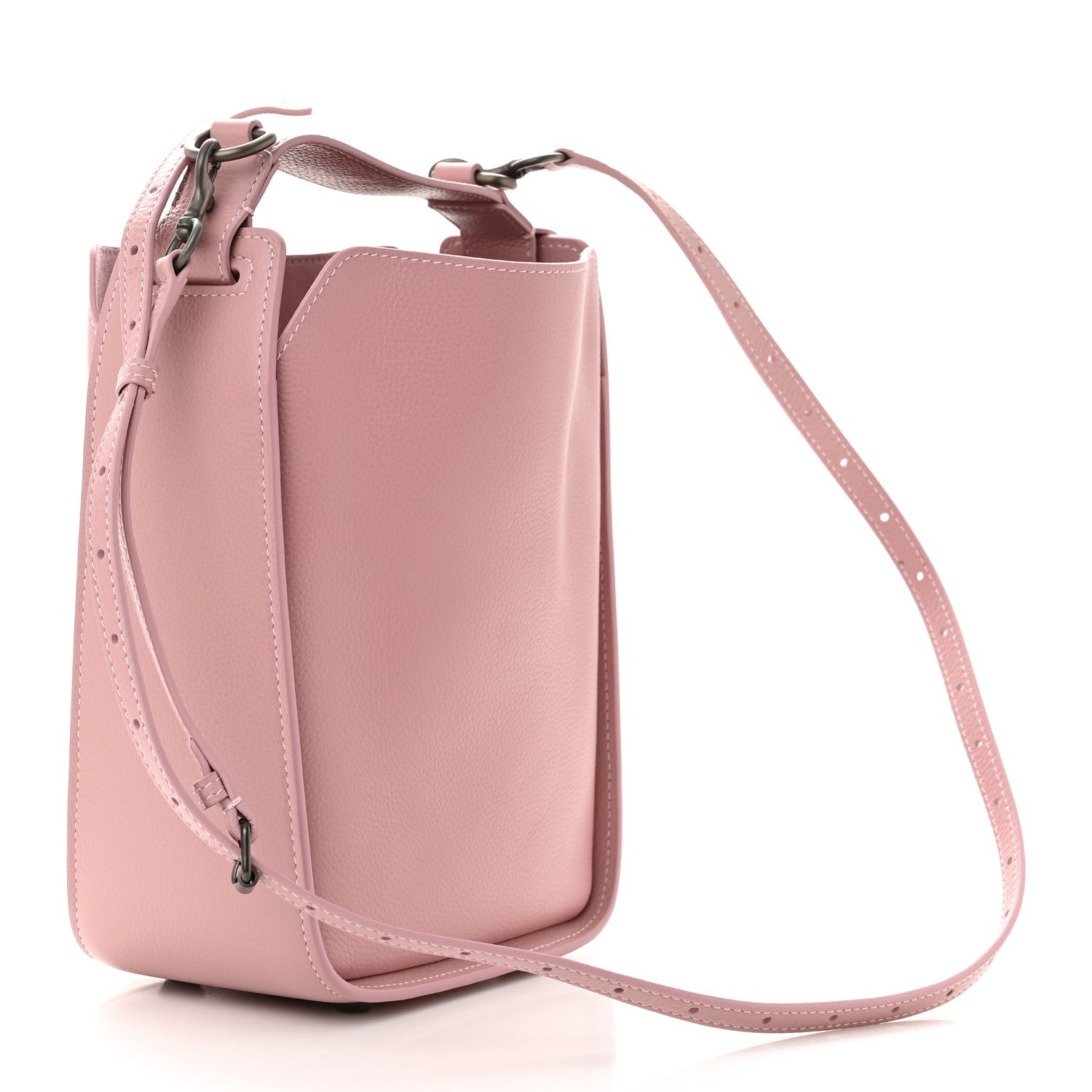 Balenciaga Calfskin Logo Embossed XS Tool 2.0 North-South Tote Powder Pink 4 of 11