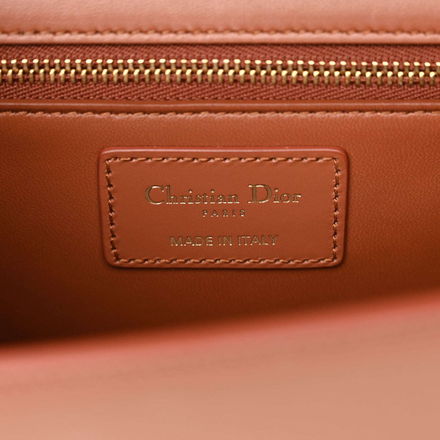 Christian Dior Smooth Calfskin 30 Montaigne Flap Bag Golden 6 of 10