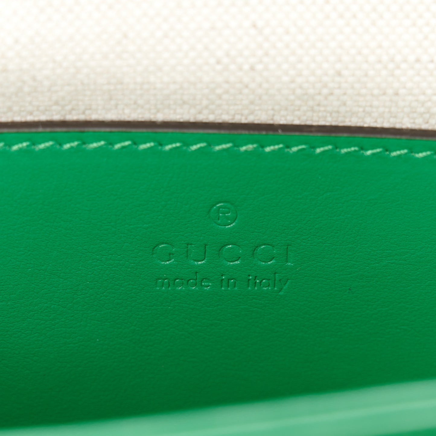 Calfskin GG Matelasse Small Slim Chain Shoulder Bag Spring Green Natural