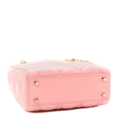 Christian Dior Lambskin Cannage Mini Lady Dior Melacoton 4 of 9