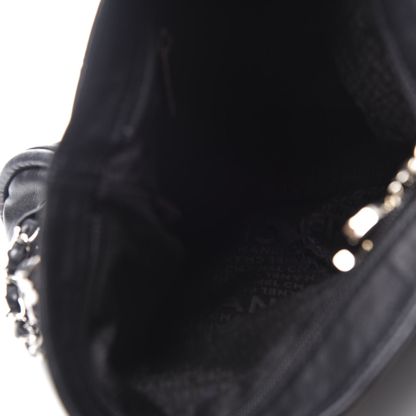 Lambskin Stitched Medium Ultimate Soft Tote Black