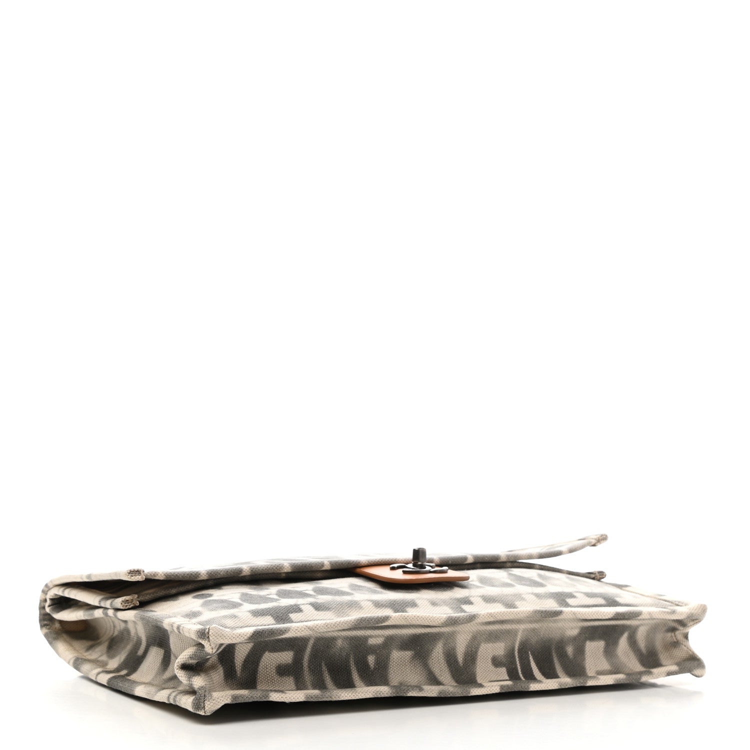 Chanel Canvas Iliad Flap Clutch Beige 4 of 9