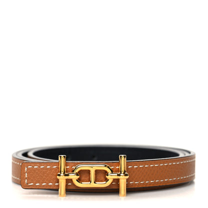 Hermes Swift Epsom 13mm Ancre Belt 70 28 Black Gold 1 of 5