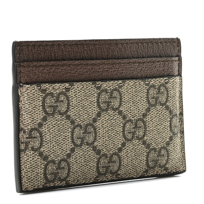 Gucci GG Supreme Monogram Ophidia Card Holder Brown 3 of 7