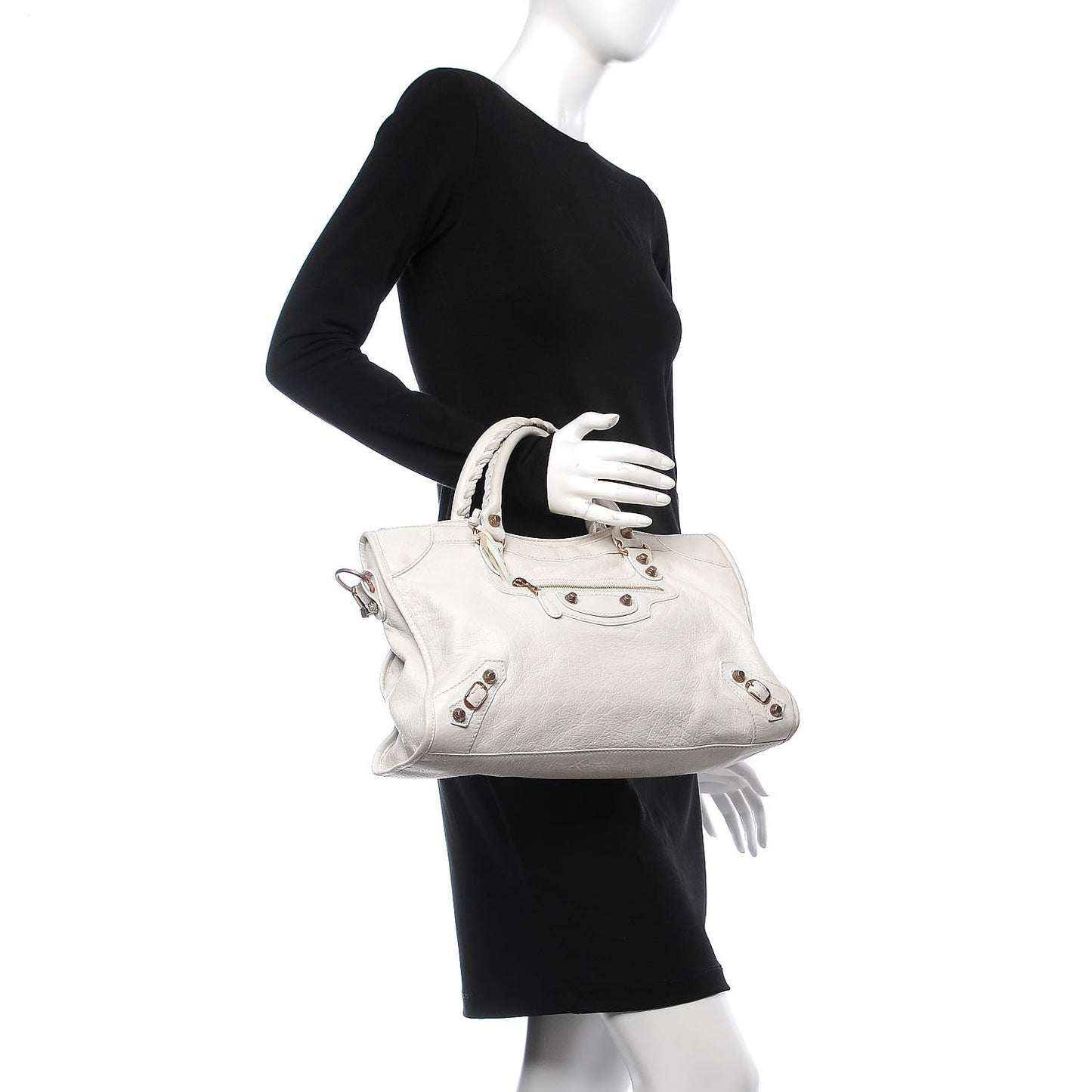Agneau Giant 12 Rose Gold Hardware City White Light