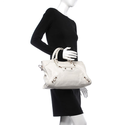 Balenciaga Agneau Giant 12 Rose Gold Hardware City White Light 3 of 19