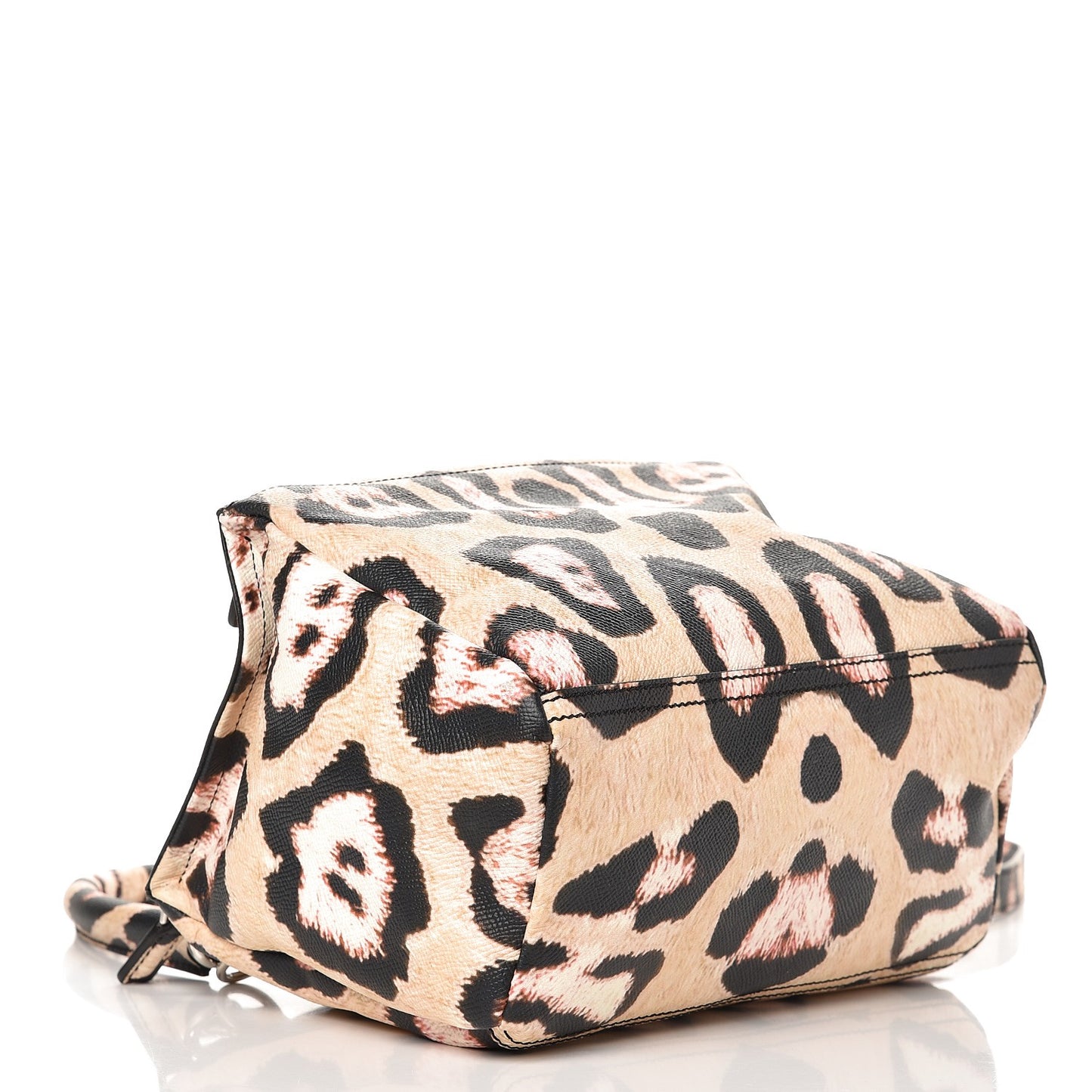Calfskin Jaguar Print Small Pandora Multicolor