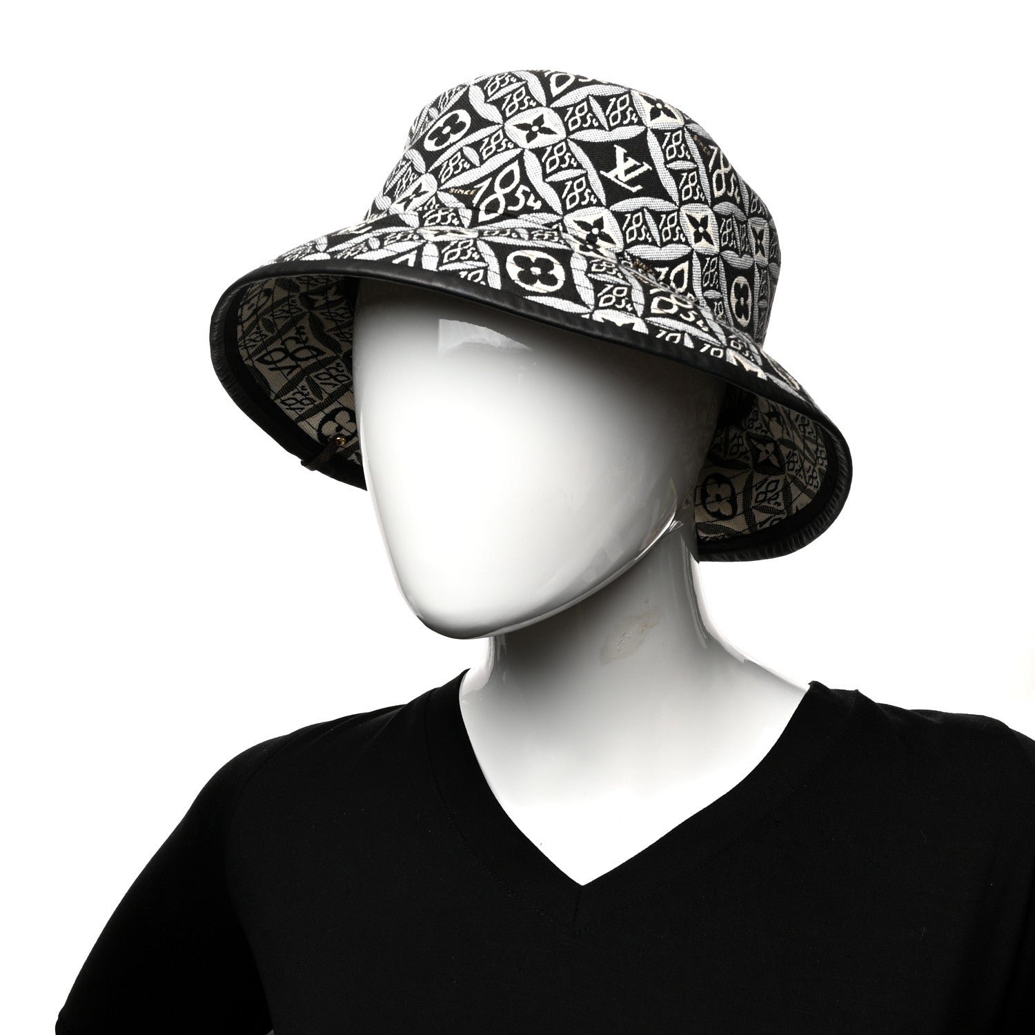 Louis Vuitton Jacquard Since 1854 Bucket Hat M Grey 2 of 10