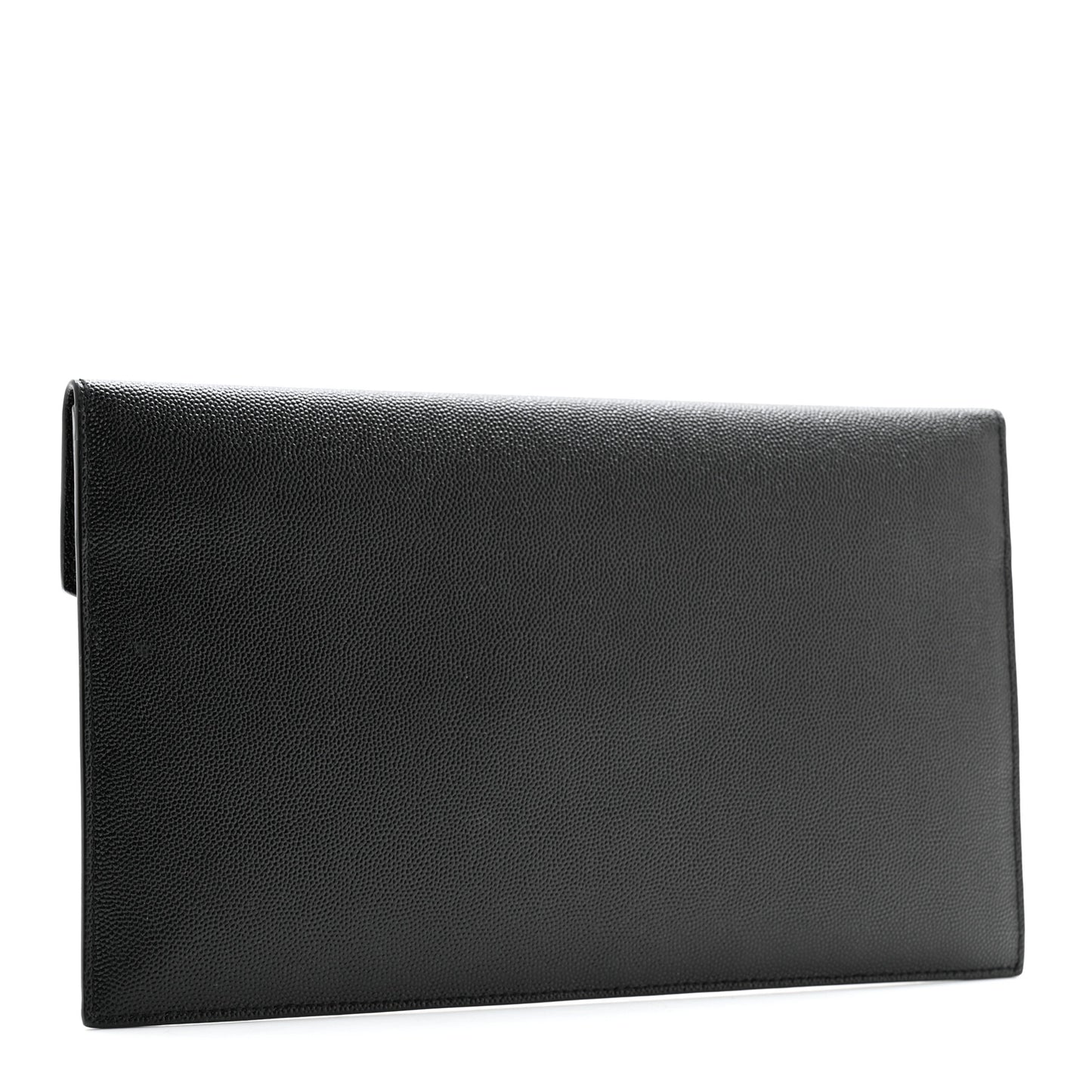 SAINT LAURENT Grain De Poudre Uptown Pouch Black