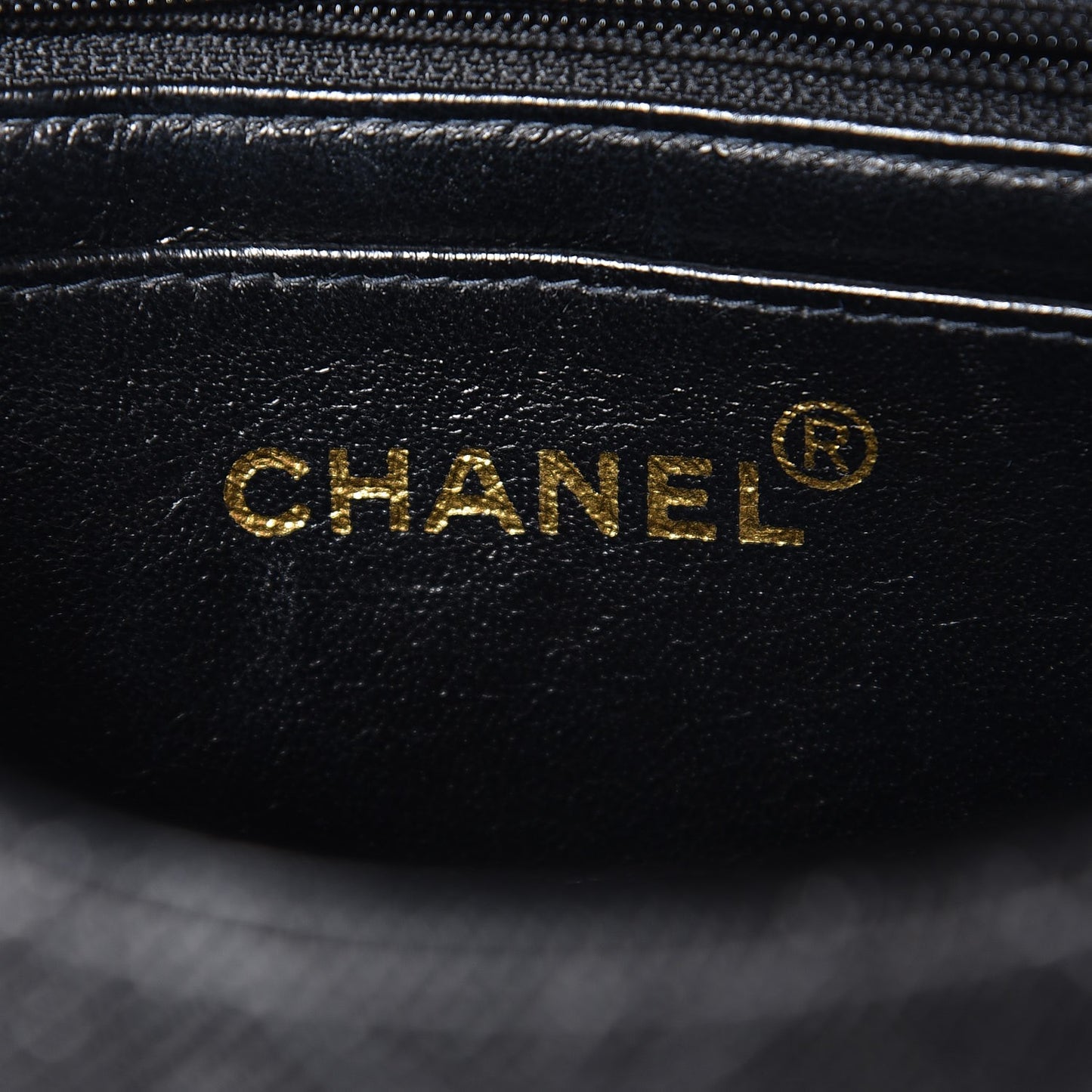 Denim Quilted Mini Square Flap Black
